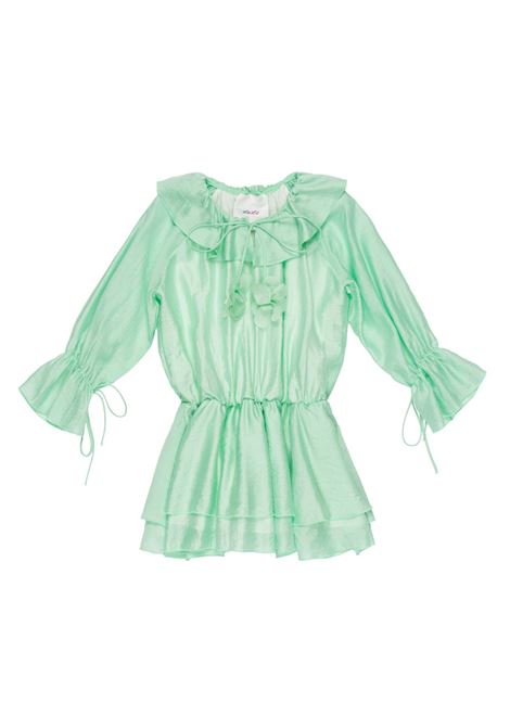 Abito con applicazione Lù-Lù BY MISS GRANT | LL4323MENTA